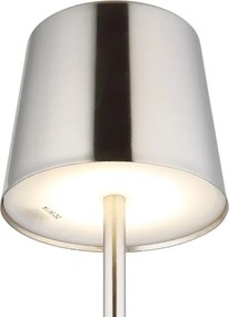 Globo 58482N-LED Lampă de birou VANCOUVER, cu control tactil, reglabilă, reîncărcabilă, 2W/3,7V 2200mAh, crom lucios