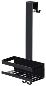 Raft pentru baie negru de agățat din oțel inoxidabil Bribano – Wenko