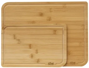 Set 2 tocataoare Davos, bambus, 35 x 25 x H 1,4 cm 0,75 kg, 22 x 15 x H 1,1 cm 0,25 kg