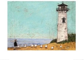 Imprimare de artă Sam Toft - Seven Sisters And A Lighthouse