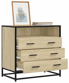 vidaXL Dulap cu sertare, stejar sonoma, 70x41x70 cm, lemn compozit