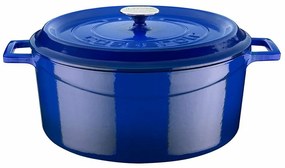 LAVA Metal Oală din fontă, diametru 32 cm,albastră, 9,8 l
