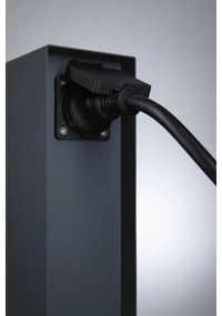 Paulmann 94700 - Stâlp exterior priză RIO 2Z SCHUKO 230V IP44