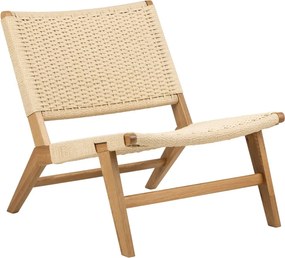 Fotoliu în culoare naturală țesut Carson – Actona