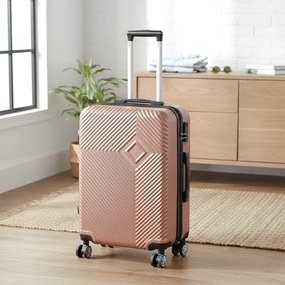 TraveLux Pro XVIII set valiză rulantă aur roz