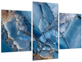 Tablou - Marmură albastră fragmentată (90x60 cm)