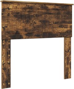 vidaXL Tăblie cap Stejar fumuriu 90 cm Lemn compozit