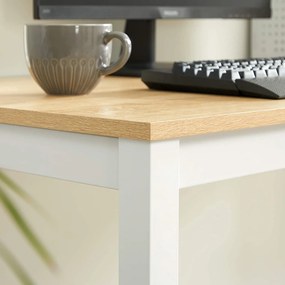 OFERTA Masa de dining alba TESSA 120x60 cm calitate II