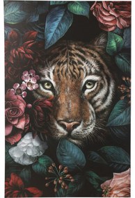Tablou canvas Tiger in Flower 90x140 cm