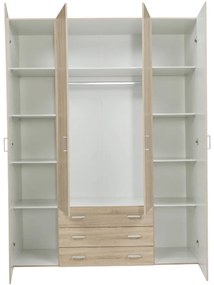 Dulap, 4 uşi, stejar sonoma, GWEN 70429