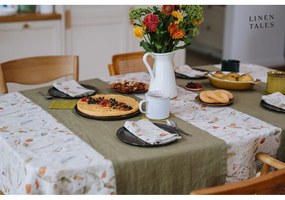 Napron de masă din in 40x150 cm – Linen Tales