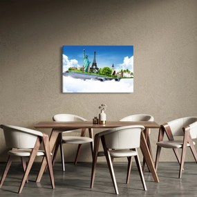 Tablou - Călătorie în jurul lumii (90x60 cm)