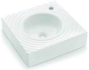 Bathco GOTA 0081 - Lavoar pentru montaj pe blat 45 x 45 cm, porțelan/alb