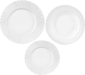 Set de masă Orion Luna 18 piese, rotund, cuvaluri