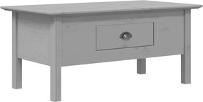 vidaXL Măsuță de cafea "BODO", gri, 100x55x46 cm, lemn masiv de pin