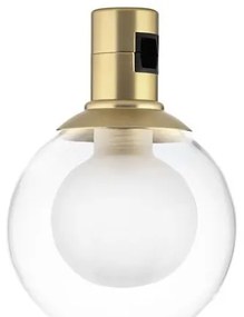 Accesoriu, Corp de iluminat pentru sistemul magnetic PUZZLE si GRAMMI, Minimal alama satinata