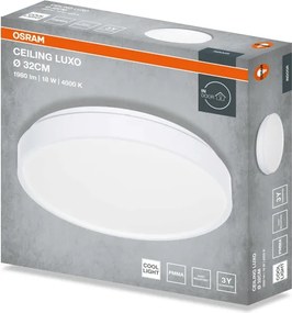 Osram - Plafonieră LED CEILING LUXO, 18 W/230 V, Ø 32 cm, albă