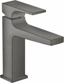 Baterie lavoar Hansgrohe Metropol 110 cu ventil Push-Open negru - crom periat