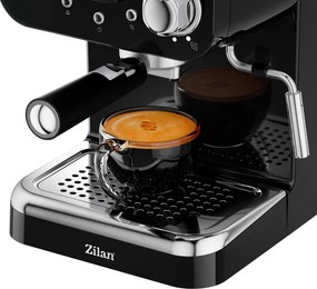 Espressor manual Zilan ZLN2991 Negru,15 Bar, 1.25 l, 1100W, Design Retro