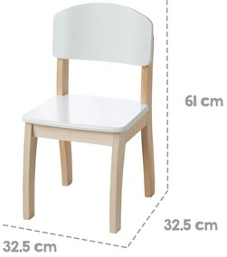 Scaun de copii alb – Roba