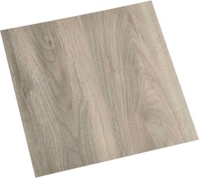 vidaXL Plăci de Pardoseală 55 pcs Gri taupe 5,11 m² PVC