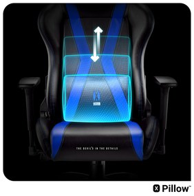 Scaun gaming Diablo X-Horn 2.0 Normal Size: negru-albastru Diablochairs