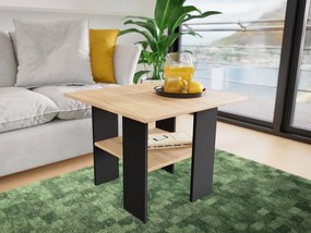 Măsuță de cafea Kessar (Negru + Stejar craft auriu) . 1103721