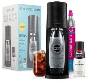 Aparat Sodastream Terra Black Pepsi Zero Mpack de apă minerală