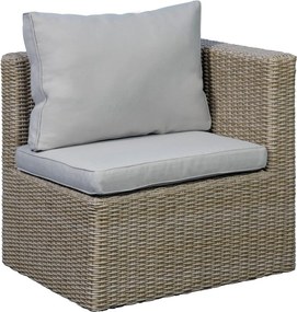 Set mobilier de grădină bej/maro deschis pentru 2 persoane Modular – Unique Furniture