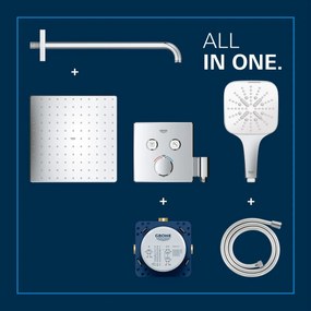 Grohe Precision Smartcontrol set de dus ascuns cu termostat da crom 34876000