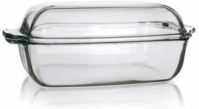 Tavă de copt pătrată din sticlă Simax, 5,5 l