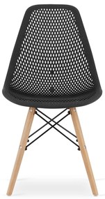 Scaun negru TROY