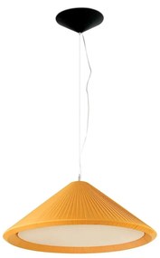 Lustra XXL suspendata design decorativ SAIGON IN 70cm yellow