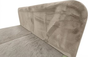 Pat boxspring tapitat FORENA 180x200 cm bej Saltea: Saltea cu arcuri Bonell