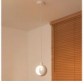 Duolla - Pendul pe cablu IRONLINE 1xE27/15W/230V, alb