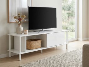 OFERTA Comoda TV PARIS 150 cm, alb II. calitate