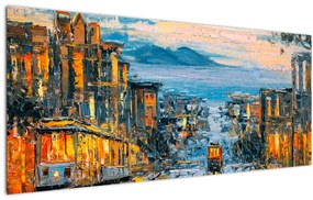 Tablou - Telecabină, San Francisco (120x50 cm)