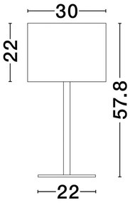 Veioza/Lampa de masa design decorativ SIBNIA negru