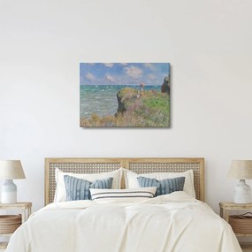 Tablou - Claude Monet, Cliff Walk at Pourville, reproducere (70x50 cm)