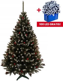 Brad de Crăciun artificial cu rowan 150 cm