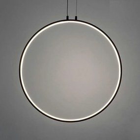 Lustra design inelar LED Ring 80 negru