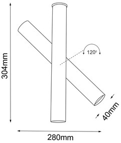Spot YABU 1xGU10-MR11/15W/230V negru Shilo 2243