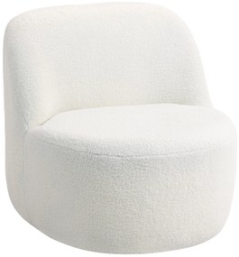 HOMCOM Fotoliu pentru Living în Stil Modern cu Spătar Ergonomic Crem | Aosom Romania