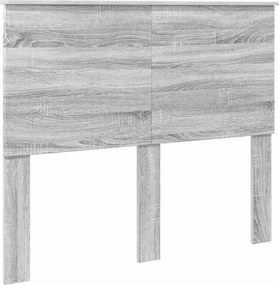 vidaXL Tăblie cap Sonoma gri Lemn prelucrat