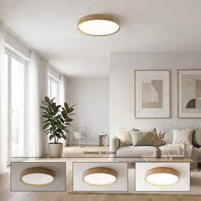 Brilagi - Plafonieră LED dimabilă MANAROLA SMART, 36W/230V, Ø 51 cm + telecomandă
