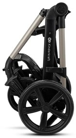 Cărucior de copii combinat 3 în 1 KINDERKRAFT MOOV 2 Moonlight grey + scaun auto MINK PRO