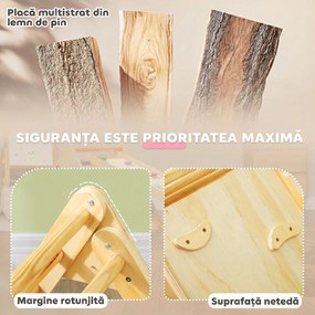 AIYAPLAY Joc de Cățărare pentru Copii 18-48 Luni, Natur | Aosom Romania