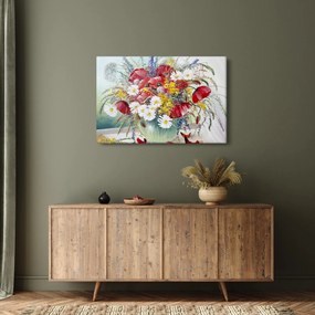 Tablou - Vază cu flori sălbatice (90x60 cm)