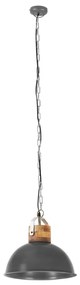 Lampa suspendata industriala, gri, 32 cm, mango, E27, rotund 1, Gri, 32 cm, 1