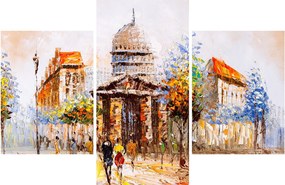 Tablou - Monument de oraș pictat (90x60 cm)